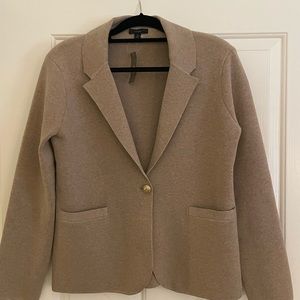 NWT - J Crew Sweater Blazer in Tan - M